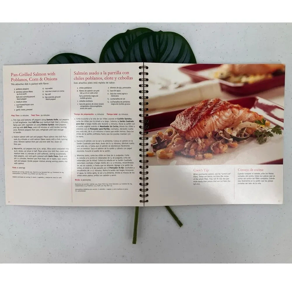 The Pampered Chef Spiral Bound Paperback 2008 Latin Flavor Recipe Cookbook Book